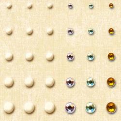 K&Co Ancestry - Self-Adhesive Pearls (563353)