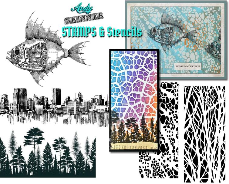 Andy Skinner stamps and stencils