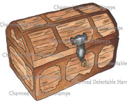 Delectable Clear Stamps- Treasure Chest
