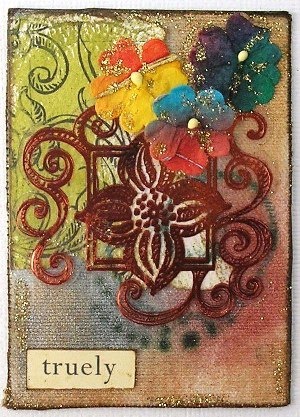 Ideas for ATC's - Artist Trading Cards. Click the image to see ideas and examples.