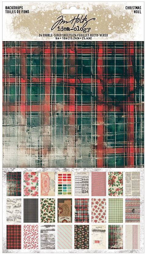 idea-ology Tim Holtz Christmas Backdrops 2025 (TH94443)