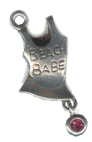 Girl Charms - Beach Babe