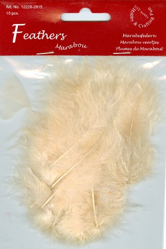 Marabou Feathers BEIGE (2815)