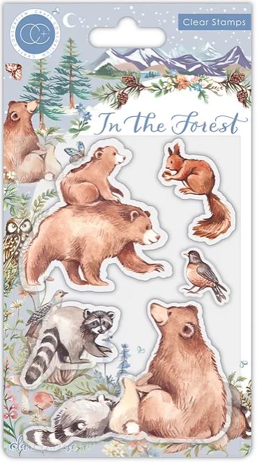 Craft Consortium In The Forest Stamp Set - Bear