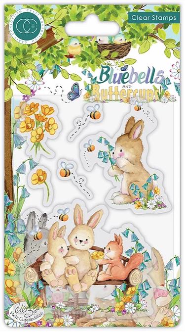 Craft Consortium Bluebells and Buttercups Stamp Set - BENCH