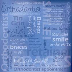 Karen Foster Designs - Blue Orthodontist