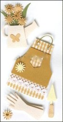 3D Decorative Stickers - Apron & Watering Can  (BN0421)