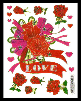 Roses  Stickers (BN2204)