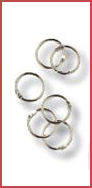 BOOK RINGS (Pack of 10) - SILVER 1