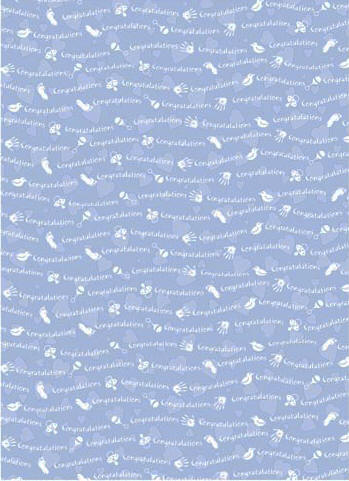 Background Paper - Baby Congratulations (Pale Yellow)