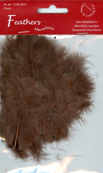 Marabou Feathers BROWN (2814)