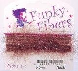 Brown Flash Fibre  (2 yards)