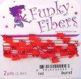 Red Burst Fibre (2 yards)