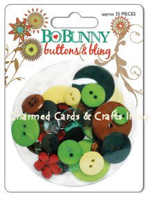 Bo Bunny Flower Child Buttons & Bling