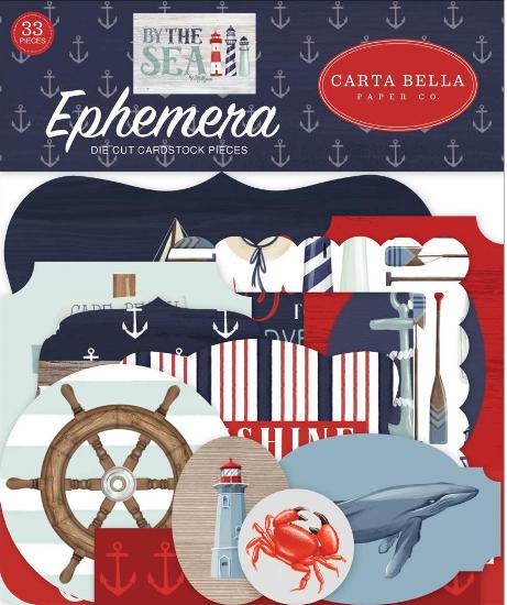 Carta Bella Cardstock By The Sea Ephemera - Icons