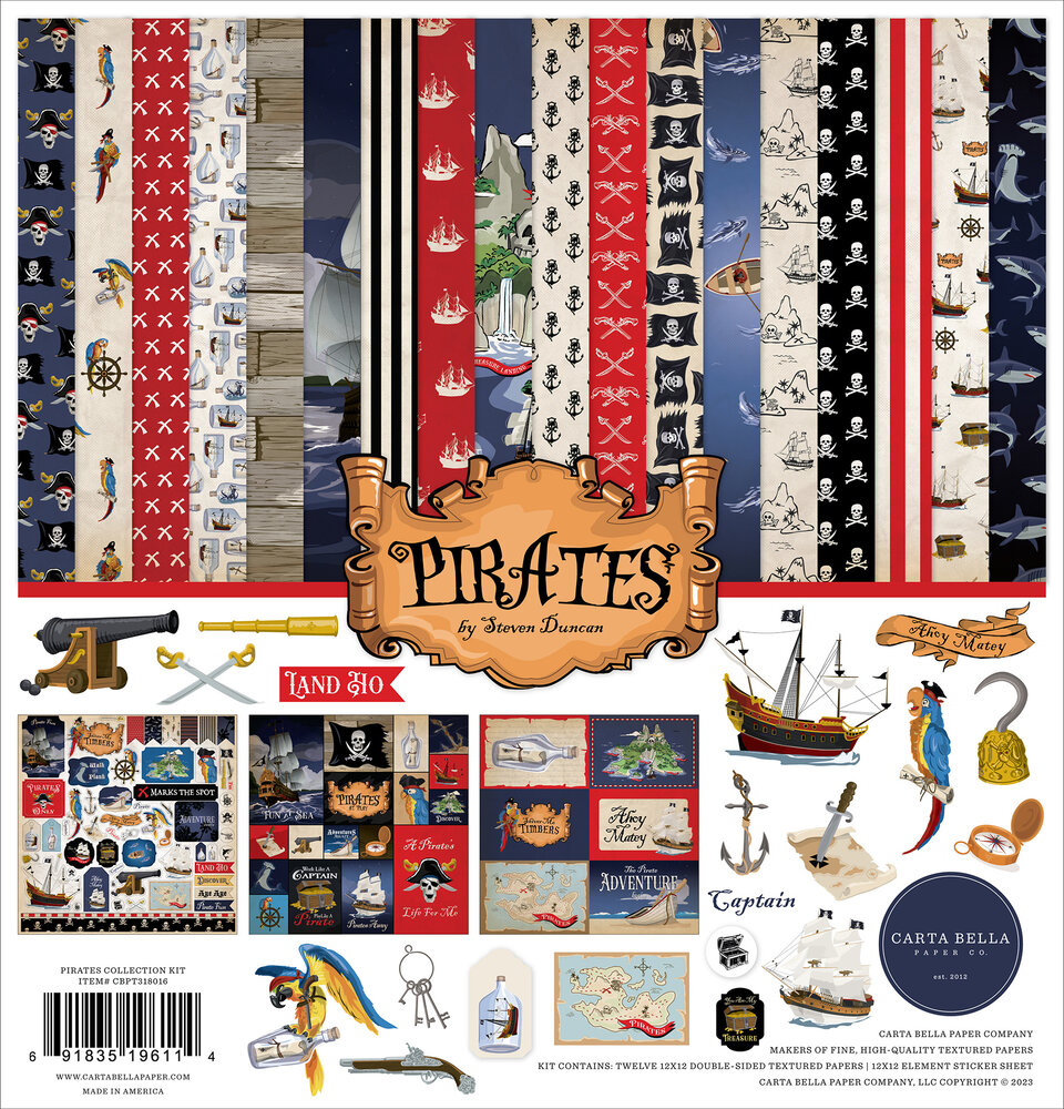 Carta Bella Pirates 12x12 Collection Kit 