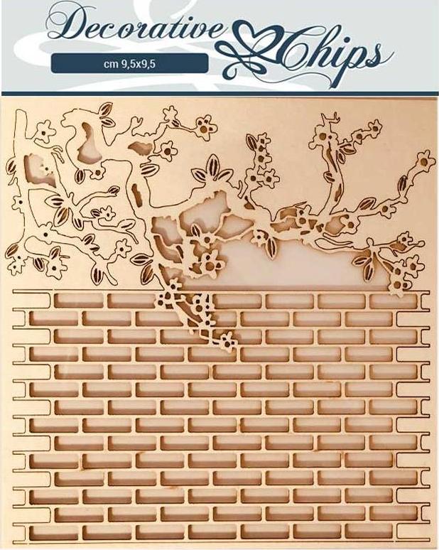 Stamperia Decorative Chips - ALICE Wall SSCB78 