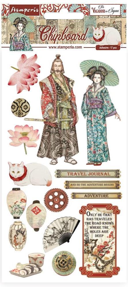 Stamperia Sir Vagabond in Japan - CHIPBOARD