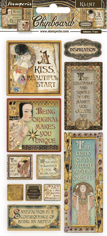 Stamperia Klimt - CHIPBOARD - Inspirations