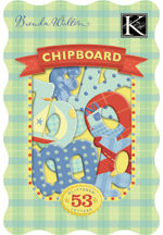 K&Co BW Small Wonders Boy Alphabet Chipboard Box