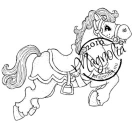 Magnolia Stamps - Circus Horse