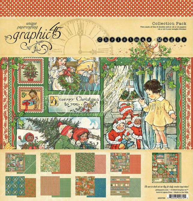 Graphic 45 Christmas Magic Collection pack