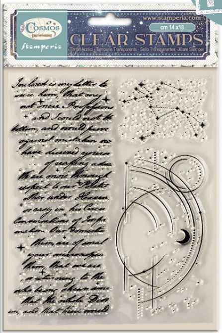 Stamperia Cosmos Clear Stamps by Cristina Radovan (WTK246) 