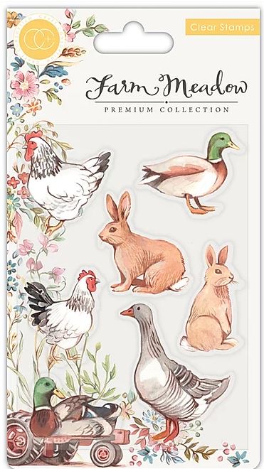 Craft Consortium Farm Meadow - Stamp set - Animals