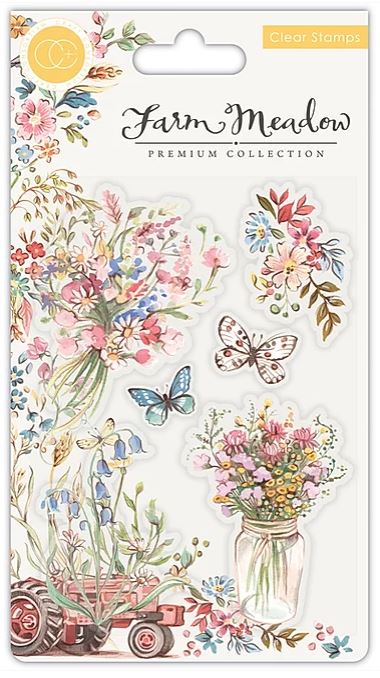 Craft Consortium Farm Meadow - Stamp set - Florals