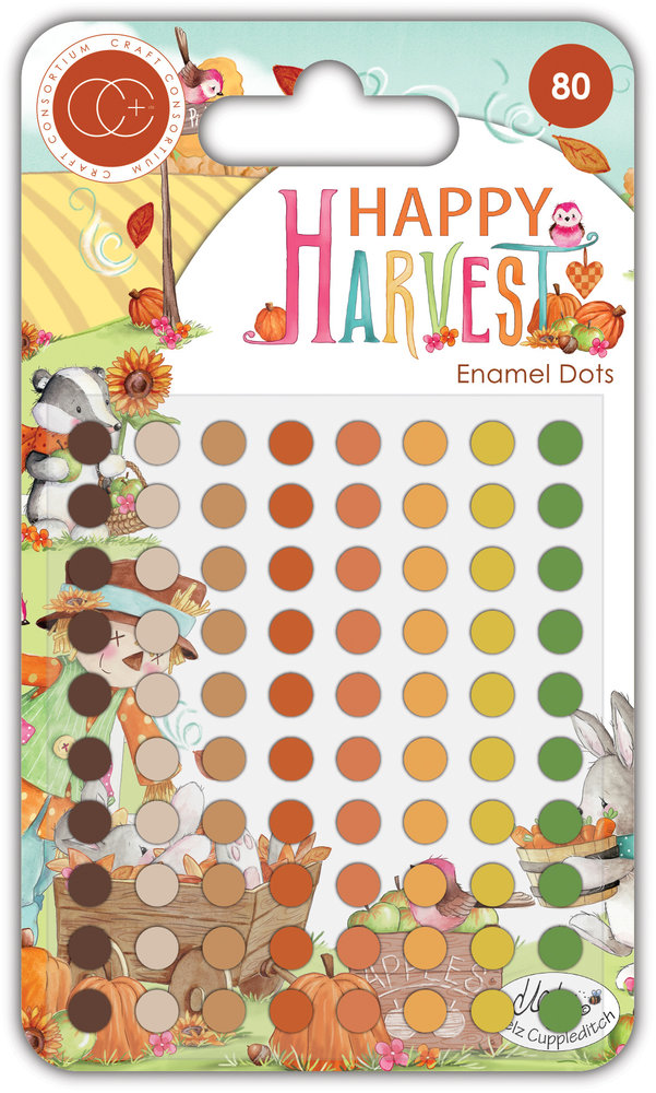 Craft Consortium Happy Harvest Enamelled Dots