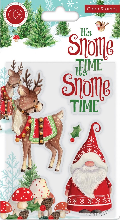 Craft Consortium It's Snome Time - Snome Time Stamp Set