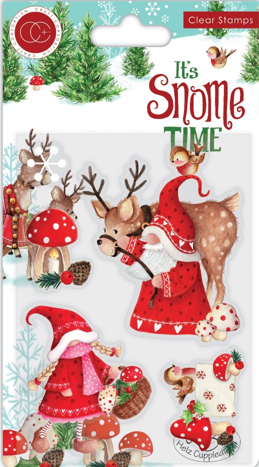 Craft Consortium It's Snome Time - Mr & Mrs Snome Stamp Sets