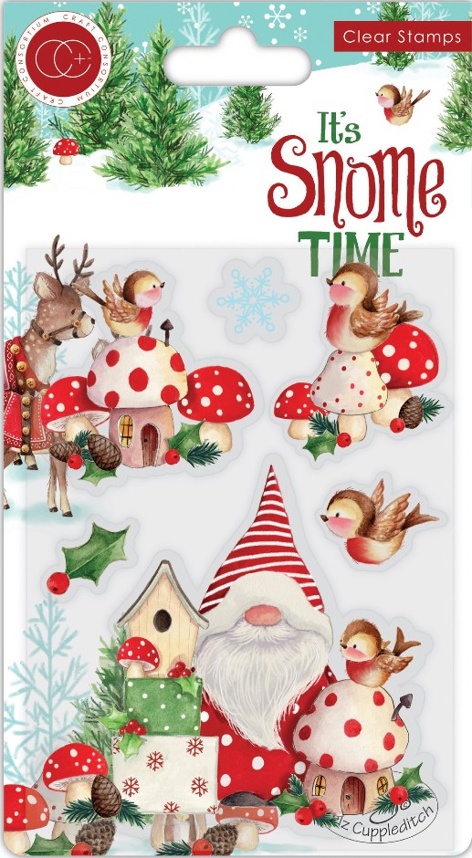 Craft Consortium It's Snome Time - Robin Mischief Stamp Sets
