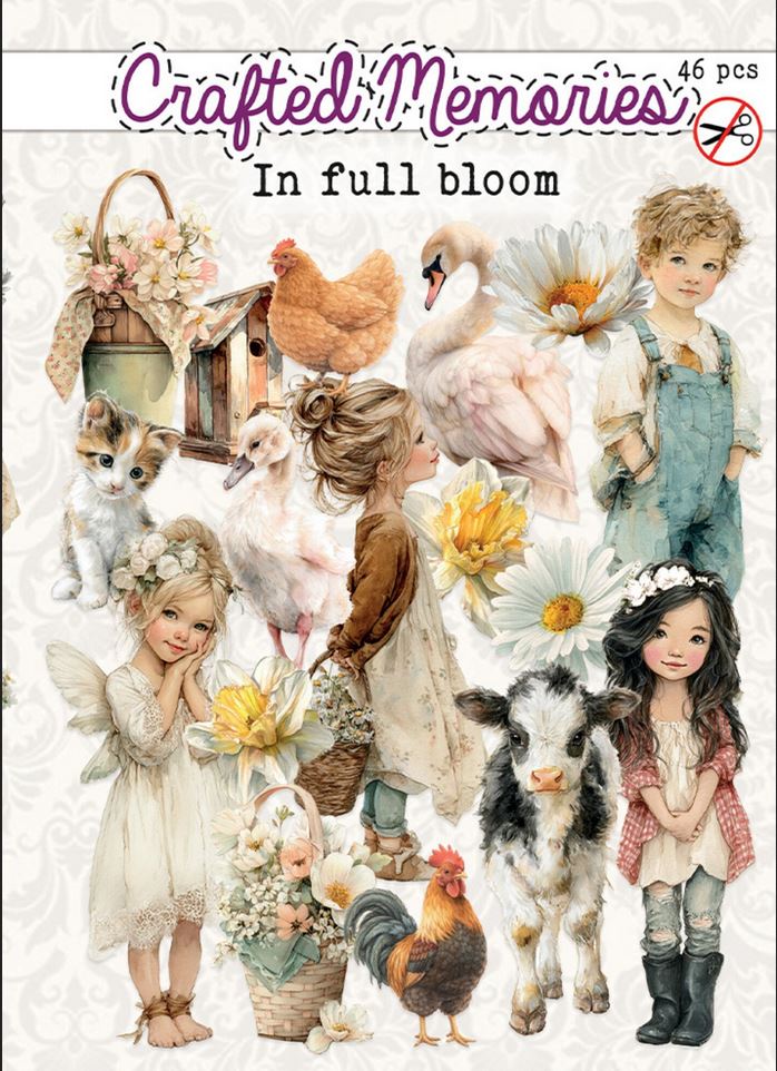 Creatief Art In Full Bloom Die-Cuts Crafted Memories (46pcs) (CM-DC-001)