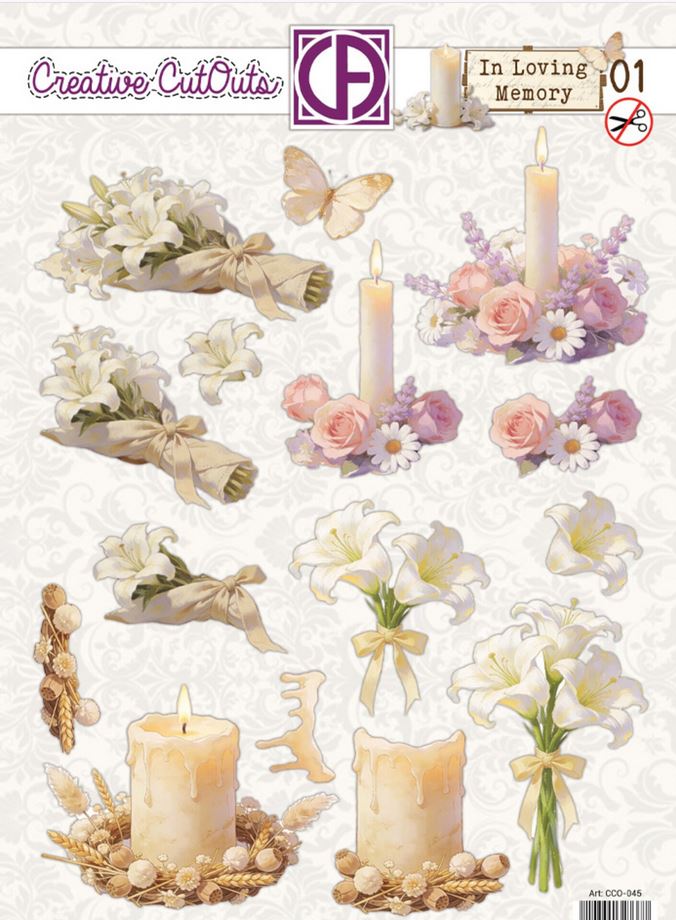 Creatief Art In Loving Memory 01 Creative CutOuts (CCO-045)