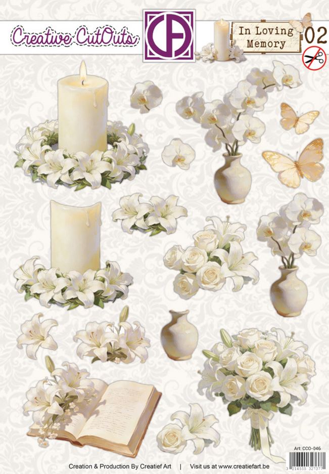 Creatief Art In Loving Memory 02 Creative CutOuts (CCO-046)