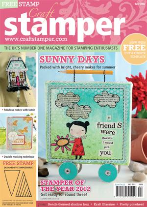 REDUCED: Craft Stamper Magazine July 2012 Edition