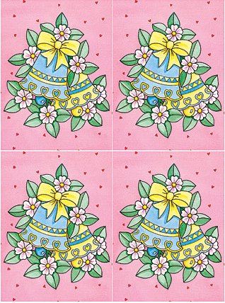 Decoupage - Wedding Bells/Hearts (035)