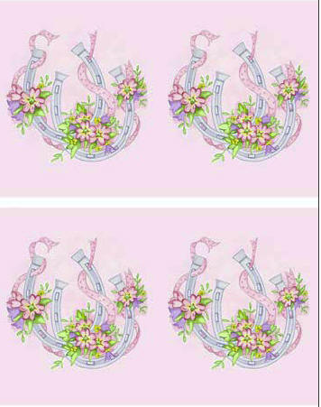 Dcoupage - Horseshoes (045)