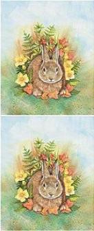 Dcoupage - Autumn Rabbit - Small (071)  