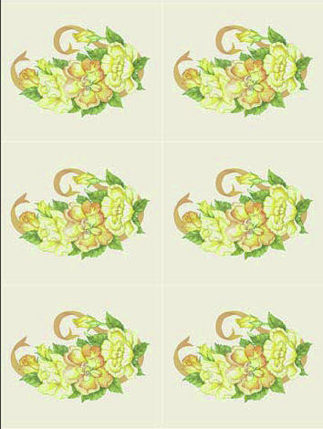 Dcoupage - Yellow Roses (115)