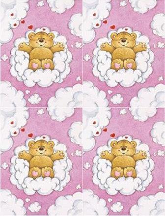 Dcoupage - Teddy in Clouds (250)