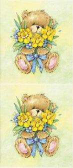 Dcoupage - Bear Bouquet (Small)  