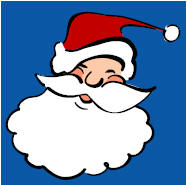 Oogaloo Christmas Stamps - Jolly Santa (A)