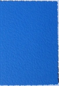 Deckle Edged Cards  - Hammer Blue (10)