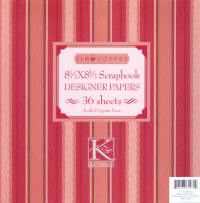 K&Co 8.5x8.5 Paper Pad - Red Tulips