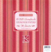 K&Company Studio 112 Mini Tag Pad For Scrapbooking, Pink