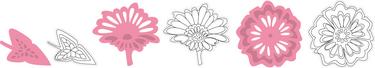 Marianne Design Dies Collectable Flower and Leaf 2 (COL1304)