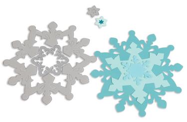 Sizzix Framelits Die Set 3PK - Snowflakes by Rachael Bright (SAVE 25%)