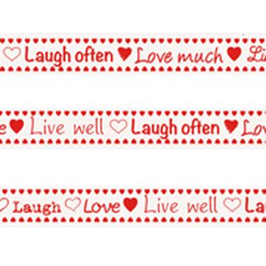 Marianne Design Ribbon Reel - Live, Love, Laugh